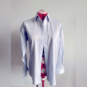 Balenciaga Vintage Striped Button Up Shirt